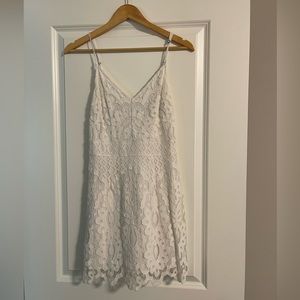 Abercrombie white lace dress